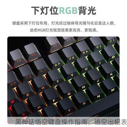 黑神话悟空键盘操作指南，悟空出招表