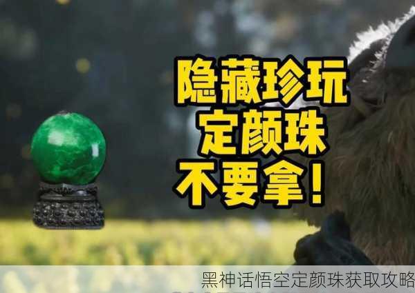黑神话悟空定颜珠获取攻略