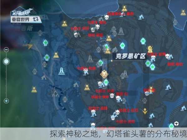 探索神秘之地，幻塔雀头薯的分布秘境