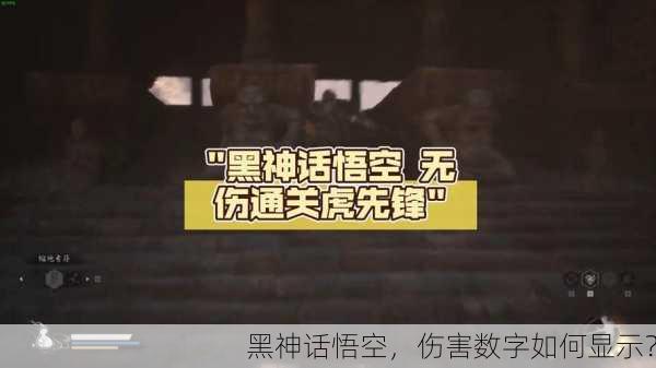 黑神话悟空，伤害数字如何显示？