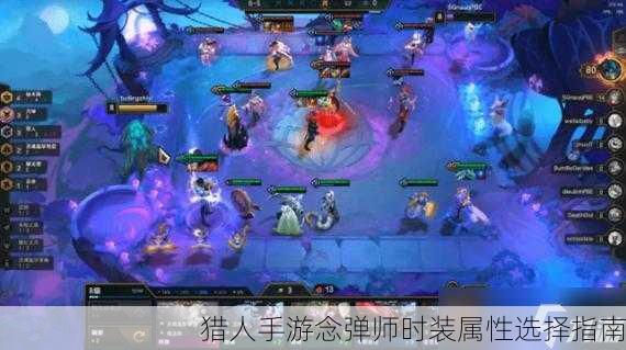 猎人手游念弹师时装属性选择指南