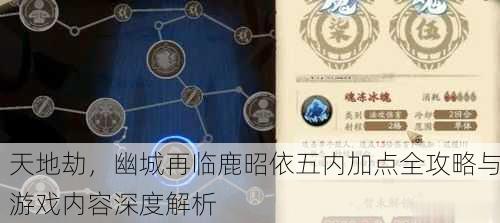 天地劫，幽城再临鹿昭依五内加点全攻略与游戏内容深度解析
