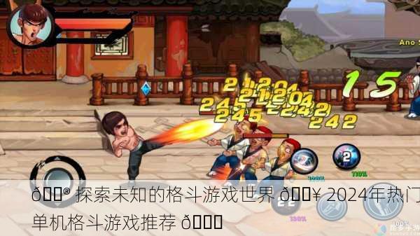 🎮 探索未知的格斗游戏世界 🔥 2024年热门单机格斗游戏推荐 👊