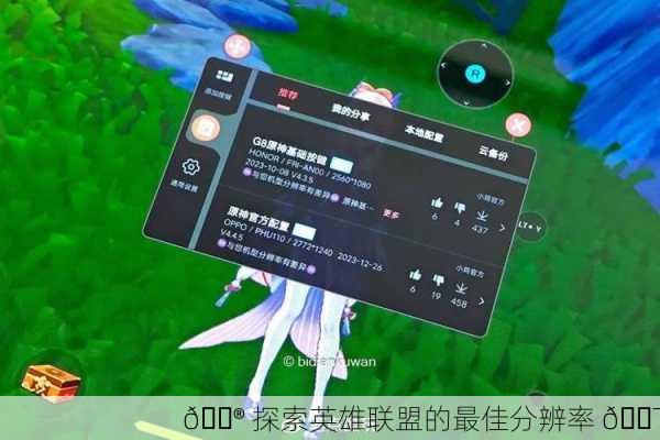 🎮 探索英雄联盟的最佳分辨率 🎯