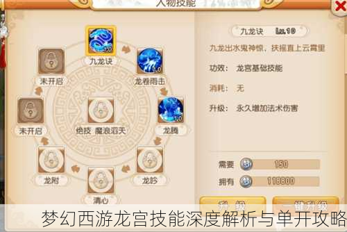 梦幻西游龙宫技能深度解析与单开攻略