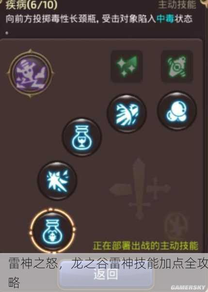雷神之怒，龙之谷雷神技能加点全攻略