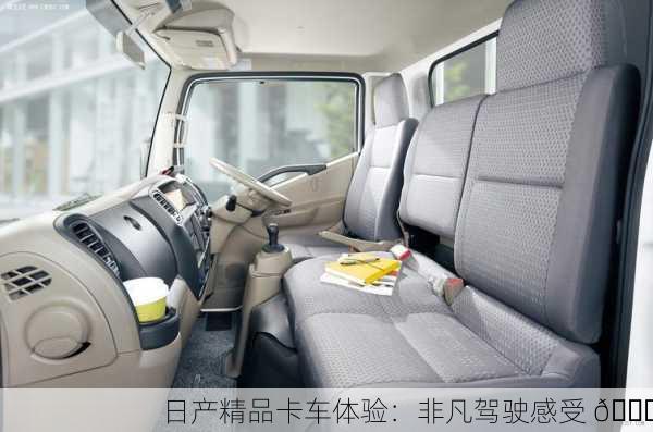 日产精品卡车体验：非凡驾驶感受 🚛