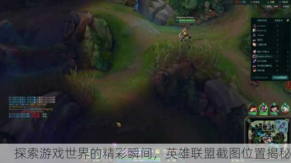 探索游戏世界的精彩瞬间，英雄联盟截图位置揭秘