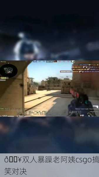 🔥双人暴躁老阿姨csgo搞笑对决