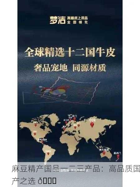 麻豆精产国品一二三产品：高品质国产之选 🌟
