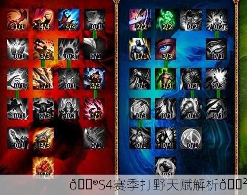 🎮S4赛季打野天赋解析🐲