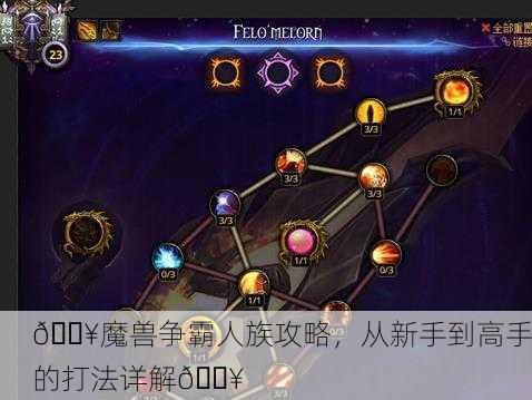 🔥魔兽争霸人族攻略，从新手到高手的打法详解🔥