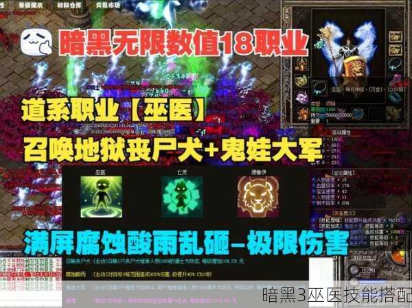 暗黑3巫医技能搭配
