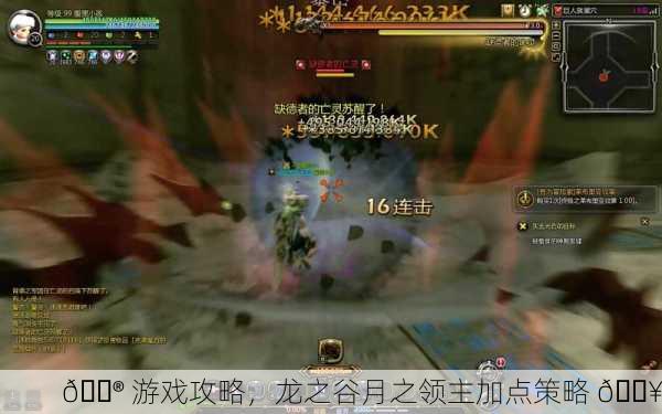 🎮 游戏攻略，龙之谷月之领主加点策略 🔥