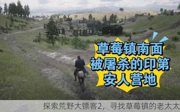 探索荒野大镖客2，寻找草莓镇的老太太