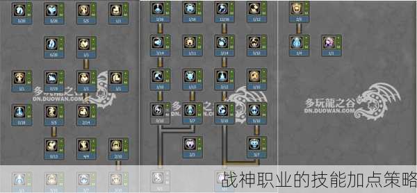战神职业的技能加点策略