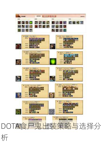 DOTA食尸鬼出装策略与选择分析