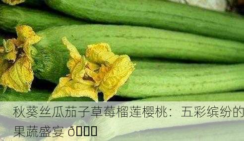 秋葵丝瓜茄子草莓榴莲樱桃：五彩缤纷的果蔬盛宴 🍇