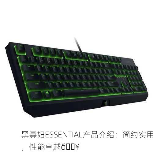 黑寡妇ESSENTIAL产品介绍：简约实用，性能卓越💥