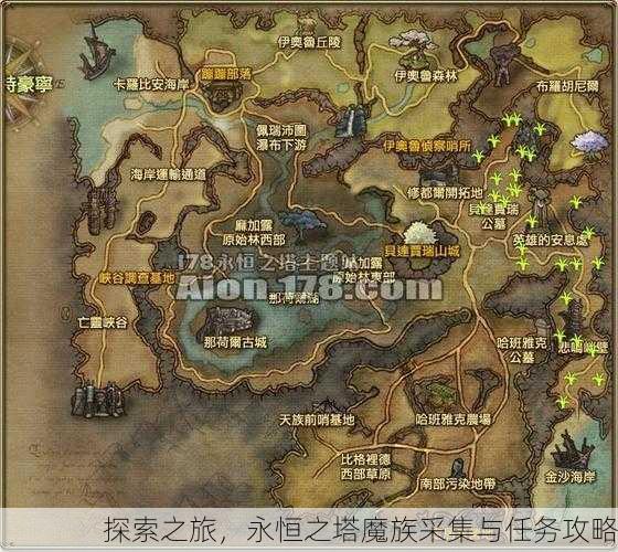探索之旅，永恒之塔魔族采集与任务攻略