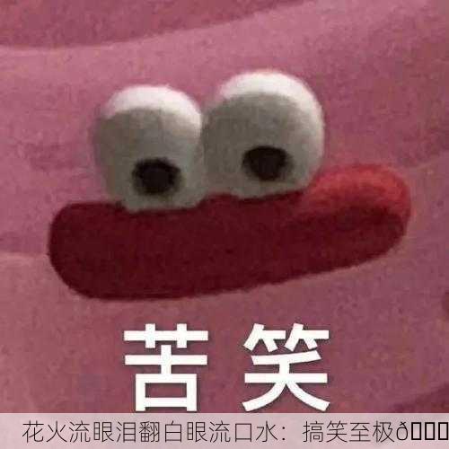 花火流眼泪翻白眼流口水：搞笑至极😂