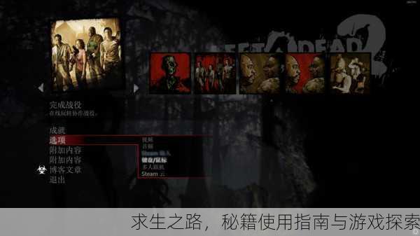 求生之路，秘籍使用指南与游戏探索