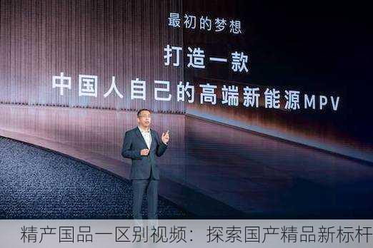 精产国品一区别视频：探索国产精品新标杆