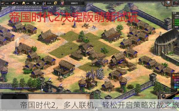 帝国时代2，多人联机，轻松开启策略对战之旅