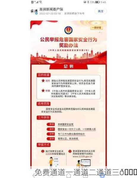 免费通道一通道二通道三🌟