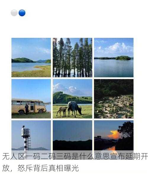 无人区一码二码三码是什么意思宣布延期开放，怒斥背后真相曝光