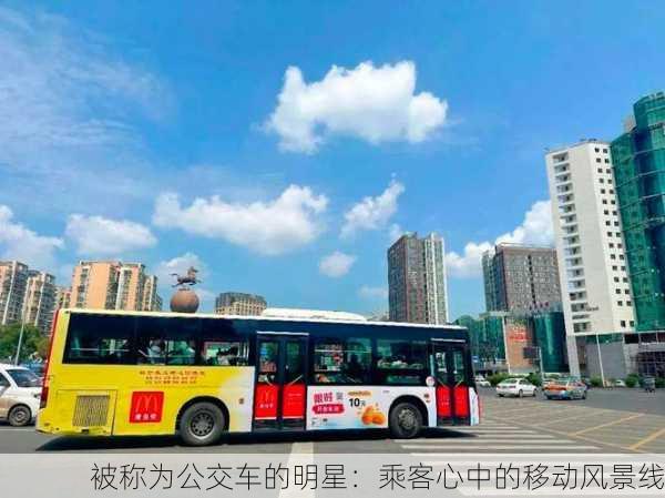 被称为公交车的明星：乘客心中的移动风景线