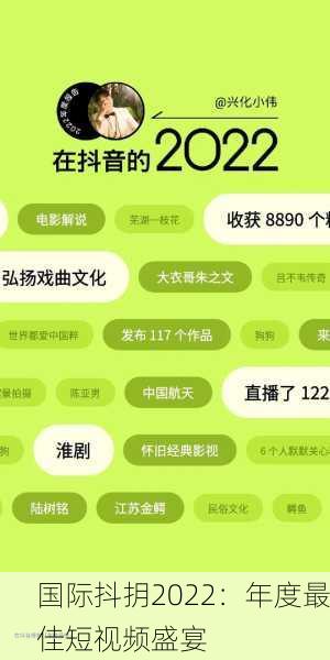 国际抖抈2022：年度最佳短视频盛宴