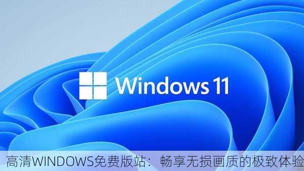 高清WINDOWS免费版站：畅享无损画质的极致体验