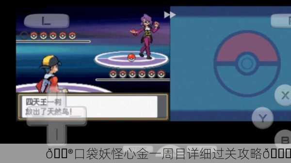 🎮口袋妖怪心金一周目详细过关攻略📖