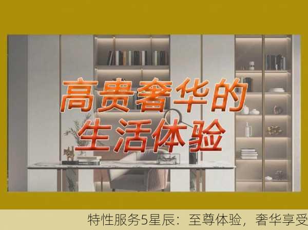 特性服务5星辰：至尊体验，奢华享受