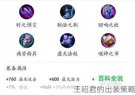 王昭君的出装策略