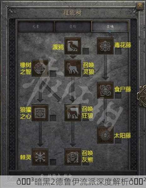🌳暗黑2德鲁伊流派深度解析🌲