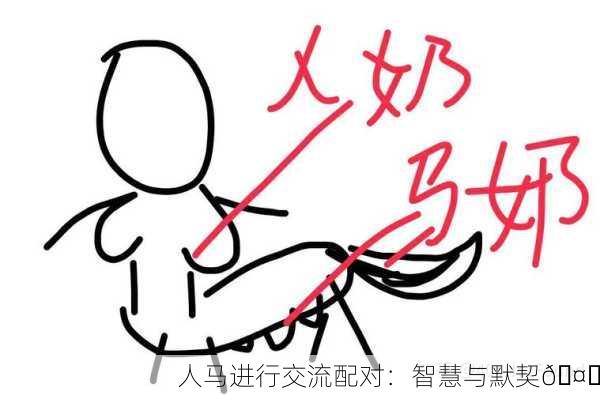 人马进行交流配对：智慧与默契🤝
