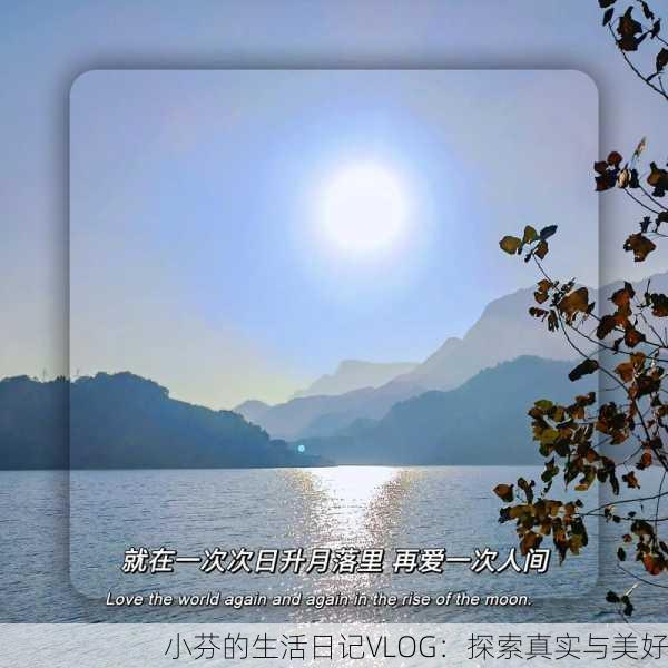 小芬的生活日记VLOG：探索真实与美好