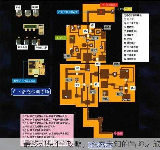 最终幻想4全攻略，探索未知的冒险之旅
