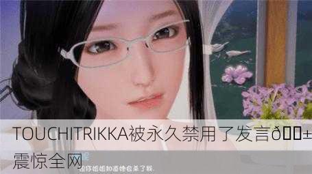 TOUCHITRIKKA被永久禁用了发言😱震惊全网
