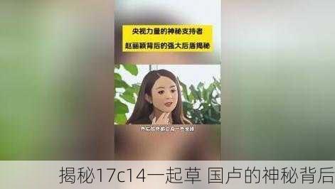 揭秘17c14一起草 国卢的神秘背后