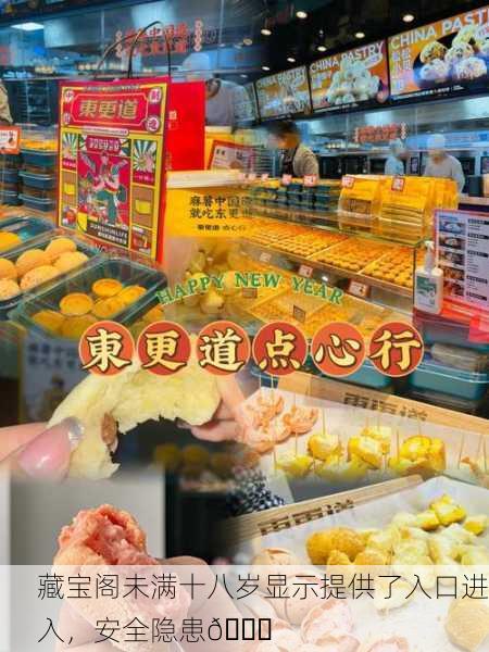 藏宝阁未满十八岁显示提供了入口进入，安全隐患🛑