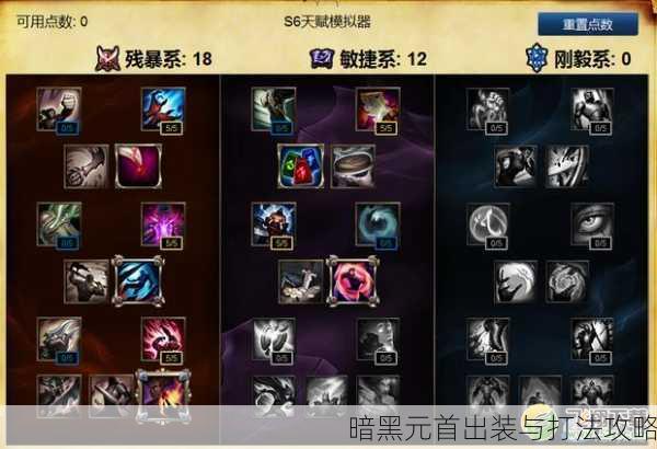暗黑元首出装与打法攻略
