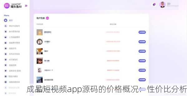 成品短视频app源码的价格概况：性价比分析