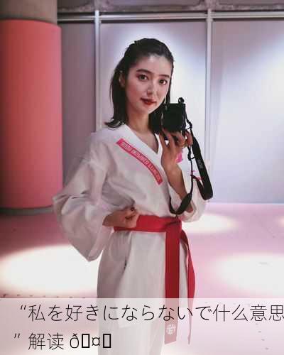 “私を好きにならないで什么意思”解读 🤔