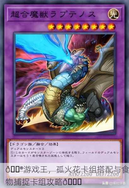 🎮游戏王，孤火花卡组搭配与食物捕捉卡组攻略🎃