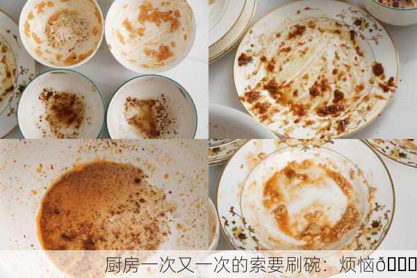 厨房一次又一次的索要刷碗：烦恼😓