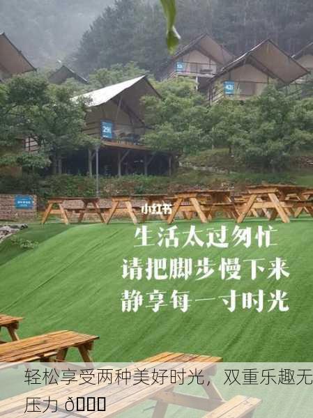 轻松享受两种美好时光，双重乐趣无压力 🌟