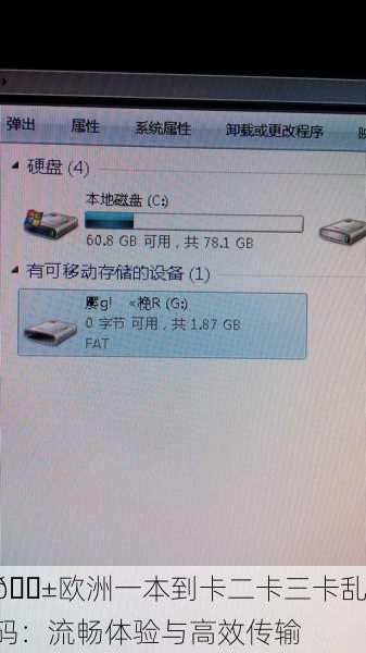 📱欧洲一本到卡二卡三卡乱码：流畅体验与高效传输